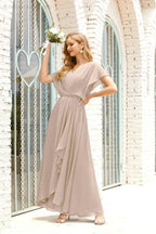Numbersea Mother of The Bride Dresses Plus Size V-Neck Floor Length Formal Prom Dress for Wedding Guest 28020 by numbersea