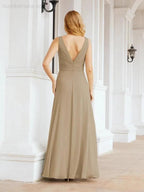Numbersea Bridesmaid Dresses for Wedding Ruffles Long Formal Prom Gowns 28039 by numbersea