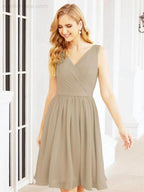 Numbersea Homecoming Dresses Knee Length Skirt V Back 28062 by numbersea