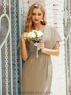 Homecoming Dresses Knee Length Sleeveless Prom Gowns 28021 by numbersea