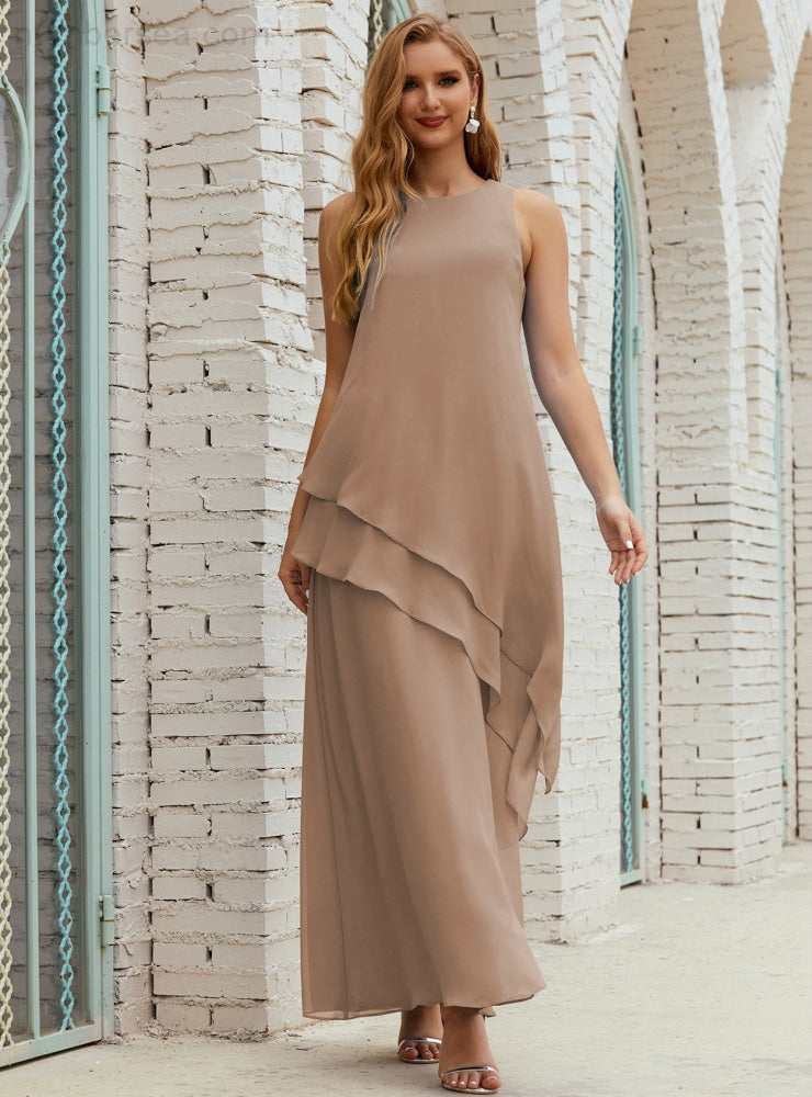 Chiffon Long Plus Size Mother of Bride Dresses Formal Bridesmaid Prom Gown SY28019