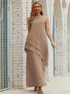 Chiffon Long Plus Size Mother of Bride Dresses Formal Bridesmaid Prom Gown SY28019