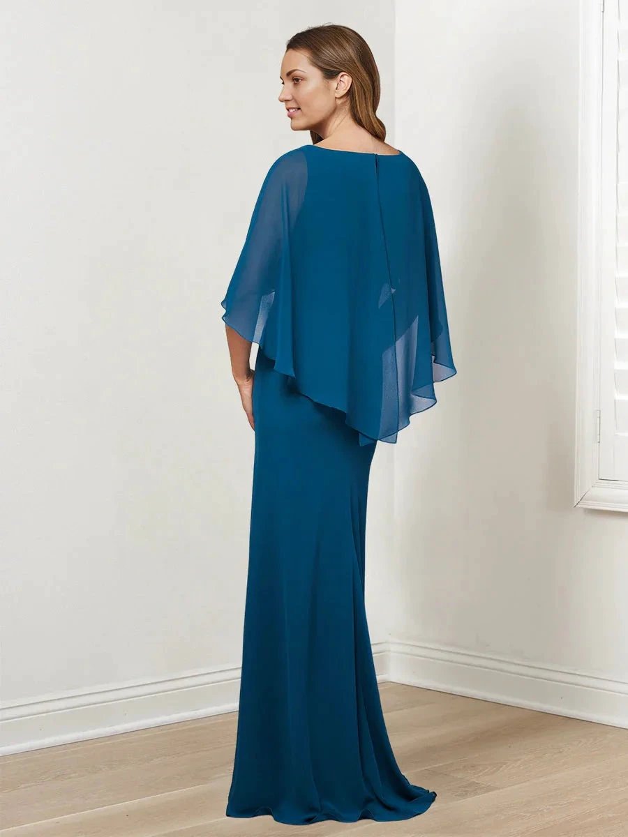 Sheath/Column Mother of the Bride Dresses with Beading by Dreamylily