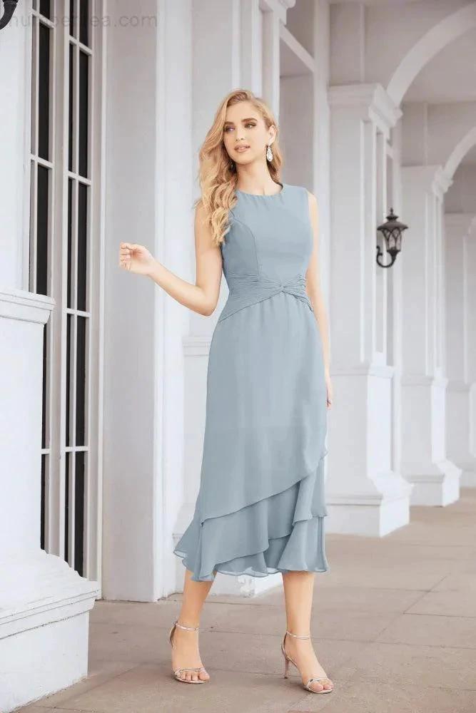 Sunnderly Two-Piece A-line Mother of The Bride Dress Formal Party Gown Dress SY28072 by numbersea