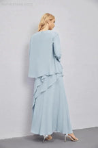 Mother of Bride Dresses with Open Front Lightweight Cardigan Formal Prom Gown 28081 by numbersea