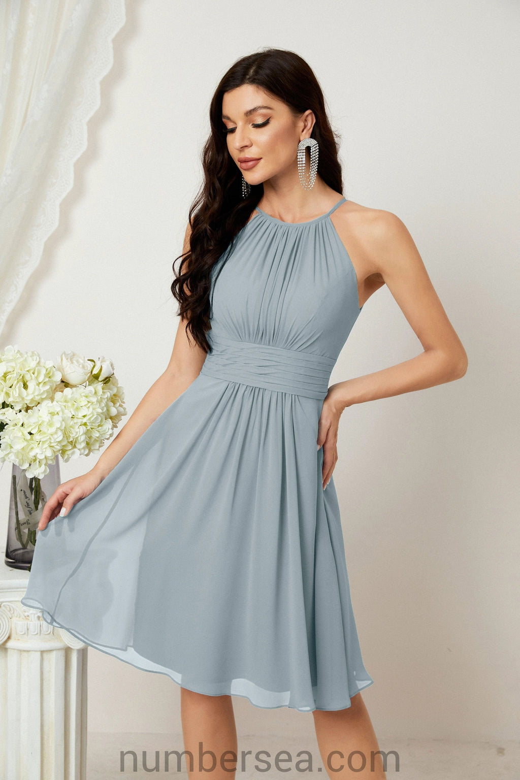 Halter Homecoming Dresses Formal Evening Party Cocktail Dress 28011 by numbersea