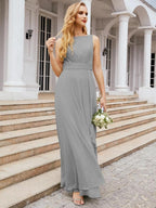 Numbersea Bridesmaid Dresses for Wedding Ruffles Long Formal Prom Gowns 28039 by numbersea