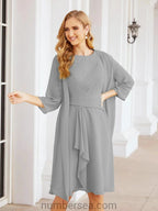 Sunnderly Mother of The Bride Dresses Prom Dress Casual Pleated Dress SY28065 by numbersea
