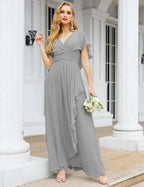 Numbersea Bridesmaid Dresses Backless Formal Prom Gowns for Evening Party Mother of The Bride Dress 28040 by numbersea