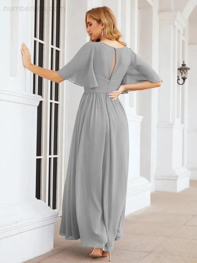 Numbersea Bridesmaid Dresses for Women Wedding Long Party Prom Dress 28068 by numbersea