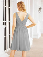 Numbersea Homecoming Dresses Knee Length Skirt V Back 28062 by numbersea