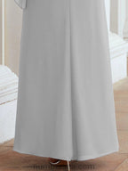 Sunnderly Formal Party Gown Dress Long Mother of The Bride Dresses with Ruffle Cape SY28026 by numbersea