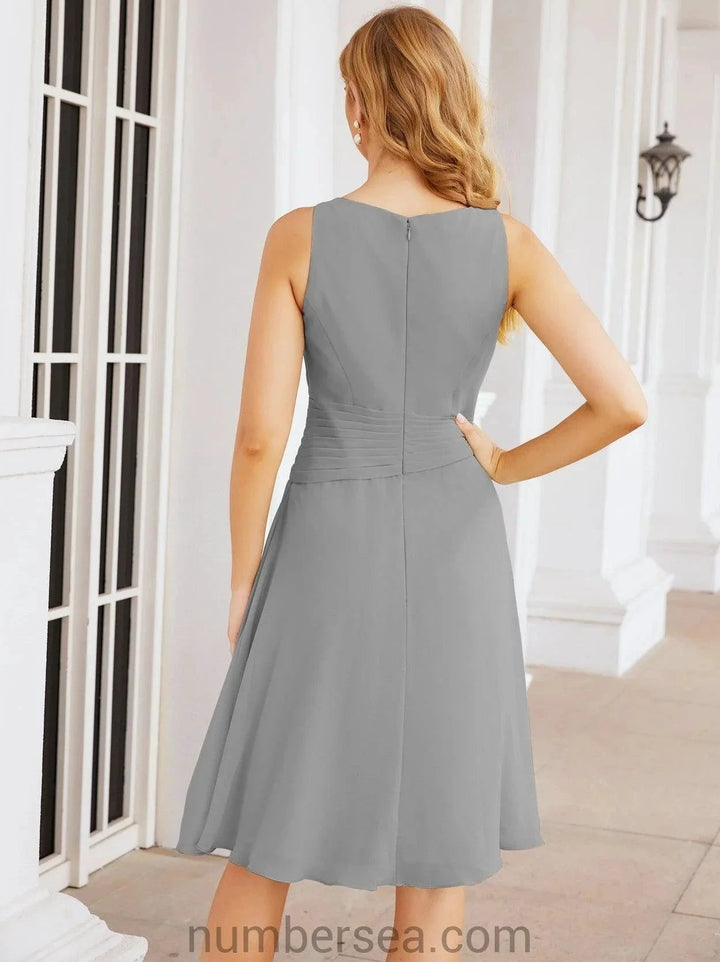Sunnderly Mother of The Bride Dresses Prom Dress Casual Pleated Dress SY28065 by numbersea
