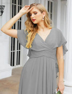 Numbersea Bridesmaid Dresses Backless Formal Prom Gowns for Evening Party Mother of The Bride Dress 28040 by numbersea