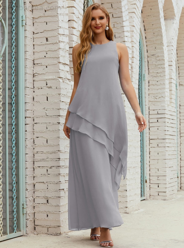 Chiffon Long Plus Size Mother of Bride Dresses Formal Bridesmaid Prom Gown SY28019