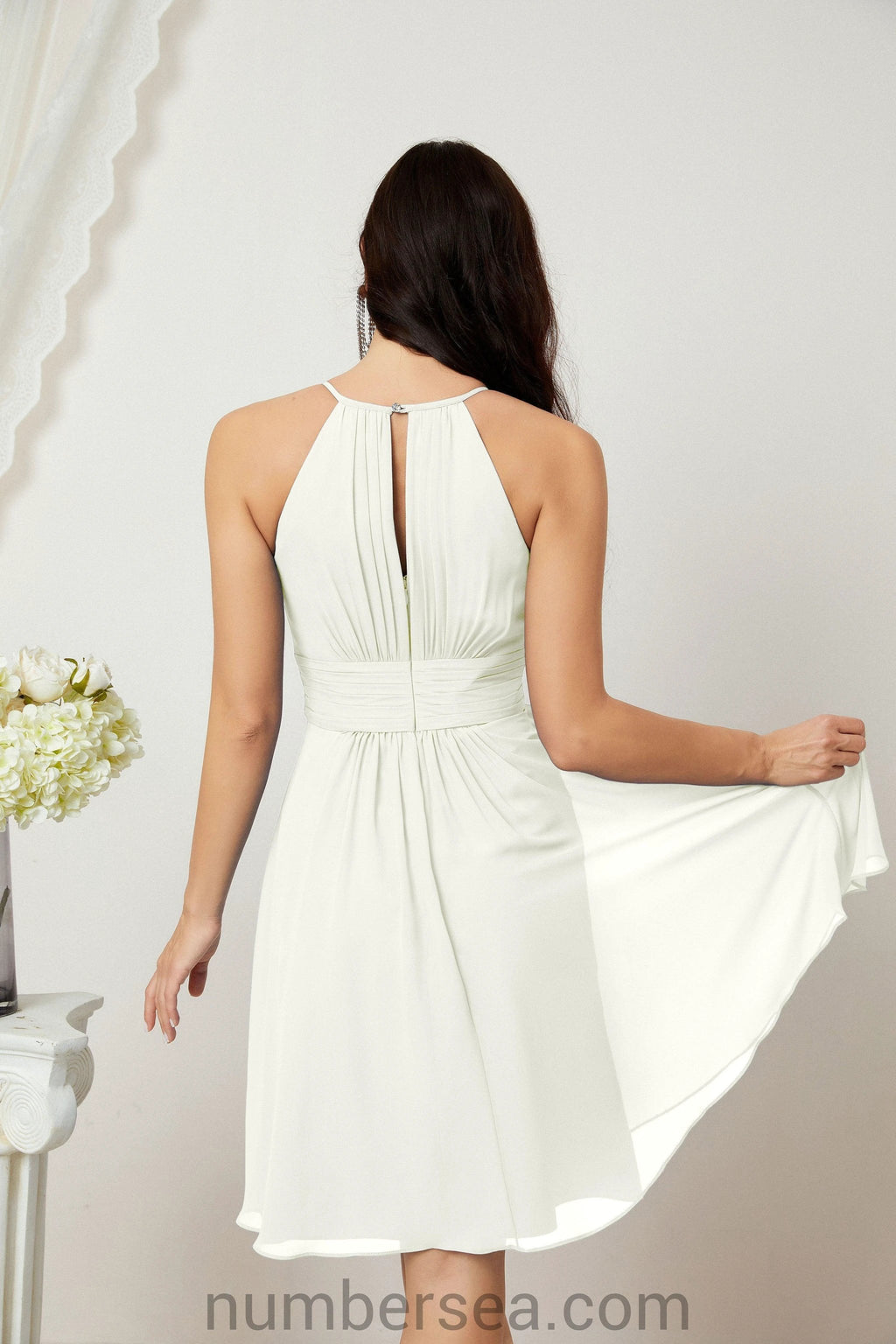 Halter Homecoming Dresses Formal Evening Party Cocktail Dress 28011 by numbersea