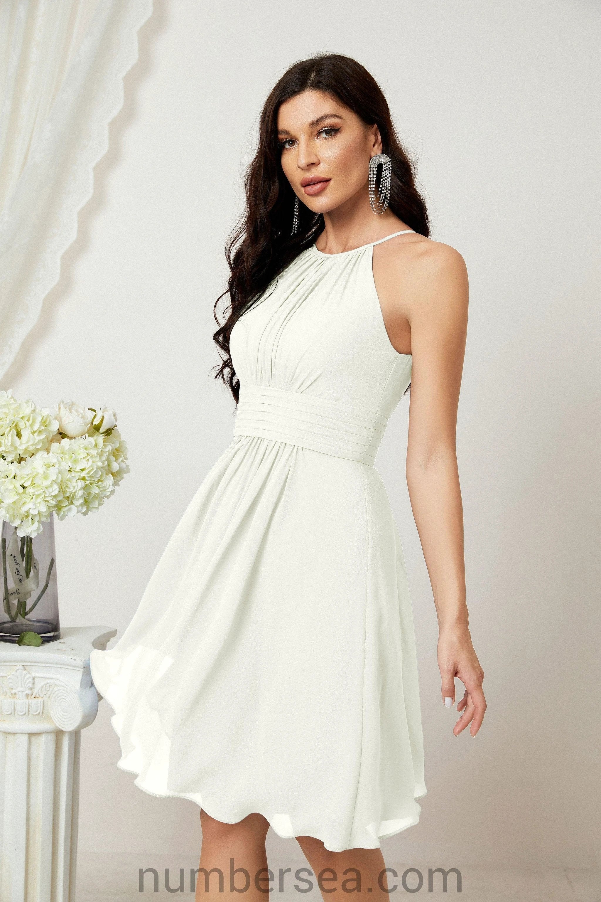 Halter Homecoming Dresses Formal Evening Party Cocktail Dress 28011 by numbersea
