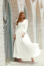 Numbersea Bridesmaid Dress Chiffon Formal Party Dress Evening Dress 28016 by numbersea