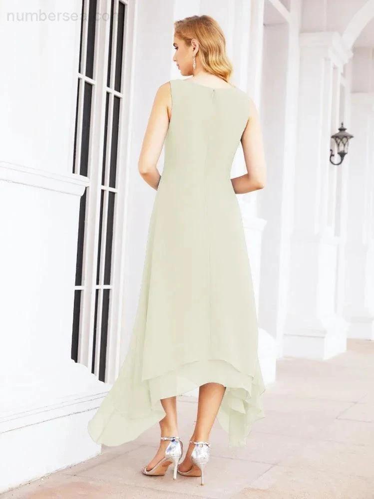 Sunnderly Two-Piece A-line Mother of The Bride Dress Formal Party Gown Dress SY28073 by numbersea