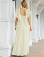 Numbersea Bridesmaid Dresses Backless Formal Prom Gowns for Evening Party Mother of The Bride Dress 28040 by numbersea