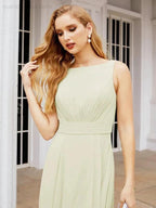 Numbersea Bridesmaid Dresses for Wedding Ruffles Long Formal Prom Gowns 28039 by numbersea