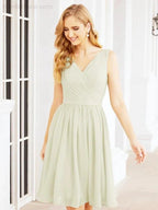 Numbersea Homecoming Dresses Knee Length Skirt V Back 28062 by numbersea