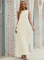 Chiffon Long Plus Size Mother of Bride Dresses Formal Bridesmaid Prom Gown SY28019