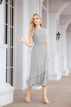 Sunnderly Two-Piece A-line Mother of The Bride Dress Formal Party Gown Dress SY28072 by numbersea