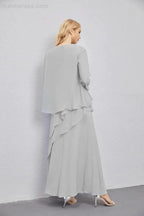 Mother of Bride Dresses with Open Front Lightweight Cardigan Formal Prom Gown 28081 by numbersea