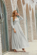 Numbersea Bridesmaid Dress Chiffon Formal Party Dress Evening Dress 28016 by numbersea