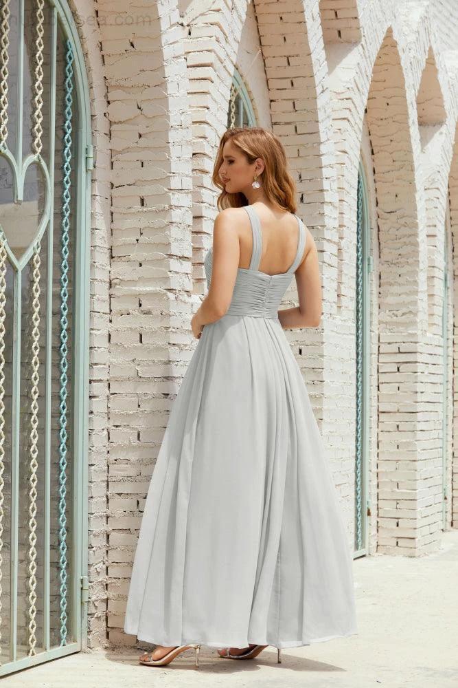Halter Bridesmaid Dresses Formal Cocktail Prom Gown 28015 by numbersea