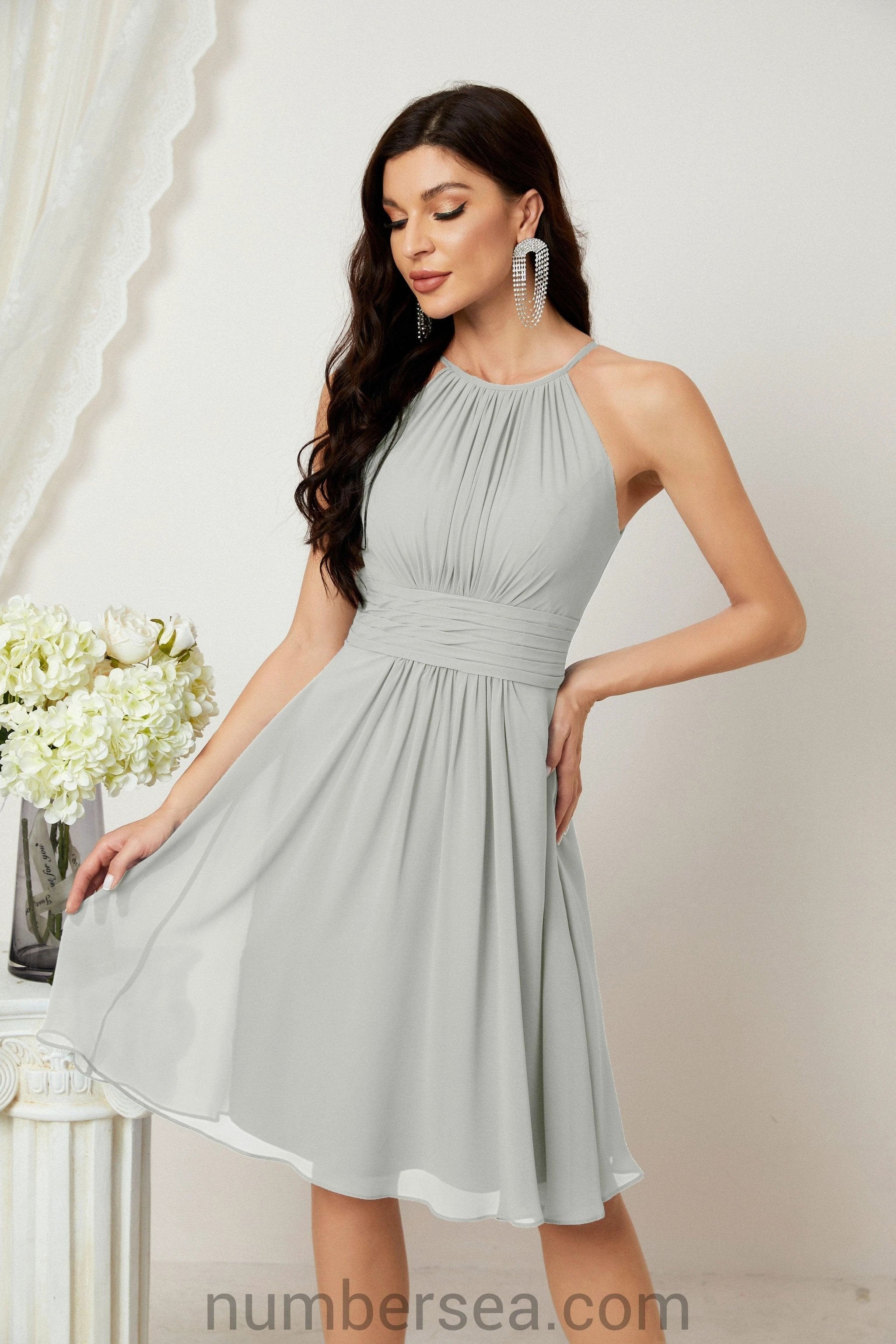 Halter Homecoming Dresses Formal Evening Party Cocktail Dress 28011 by numbersea