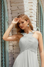 Halter Bridesmaid Dresses Formal Cocktail Prom Gown 28015 by numbersea