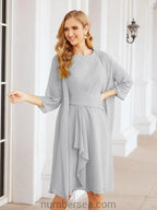 Sunnderly Mother of The Bride Dresses Prom Dress Casual Pleated Dress SY28065 by numbersea