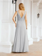 Numbersea Bridesmaid Dresses for Wedding Ruffles Long Formal Prom Gowns 28039 by numbersea