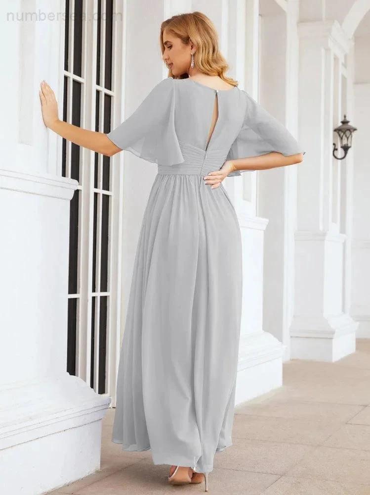 Numbersea Bridesmaid Dresses for Women Wedding Long Party Prom Dress 28068 by numbersea