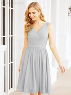 Numbersea Homecoming Dresses Knee Length Skirt V Back 28062 by numbersea