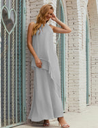 Chiffon Long Plus Size Mother of Bride Dresses Formal Bridesmaid Prom Gown SY28019