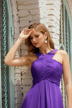 Halter Bridesmaid Dresses Formal Cocktail Prom Gown 28015 by numbersea