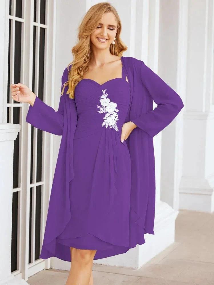 Sunnderly Mother of The Bride Groom Dresses Lace Appliques for Wedding Guest SY28066 by numbersea