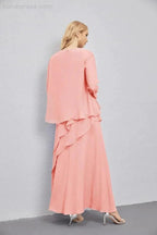 Mother of Bride Dresses with Open Front Lightweight Cardigan Formal Prom Gown 28081 by numbersea
