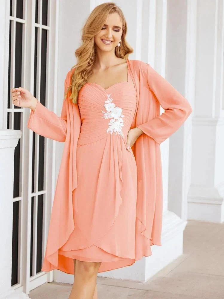 Sunnderly Mother of The Bride Groom Dresses Lace Appliques for Wedding Guest SY28066 by numbersea