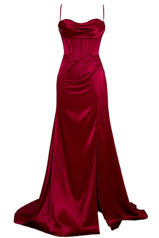 Mermaid Sweetheart Neck Lavender Long Prom Dress Formal Evening Dress Y2507