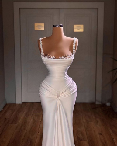 Vestido de noche largo estilo sirena con clase y encantador vestido formal Y616