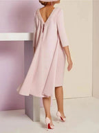 Sheath/Column Long Sleeves Mother of the Bride Dresses with Beading by Dreamylily