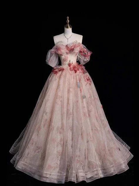 Charming Off The Shoulder Appliques Long Quinceanera Dress Formal Wedding Ball Gown Prom Dress Y7582 by simplepromdress