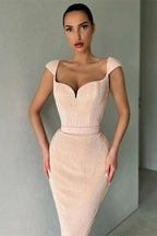 Mermaid Off The Shoulder Sweetheart Long Prom Dress with Sequins by BIZTUNNEL