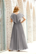 Numbersea Mother of The Bride Dresses Plus Size V-Neck Floor Length Formal Prom Dress for Wedding Guest 28020 by numbersea