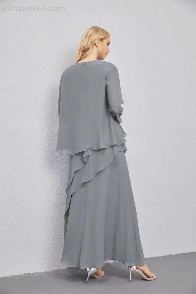Mother of Bride Dresses with Open Front Lightweight Cardigan Formal Prom Gown 28081 by numbersea