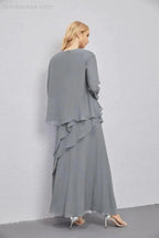 Mother of Bride Dresses with Open Front Lightweight Cardigan Formal Prom Gown 28081 by numbersea